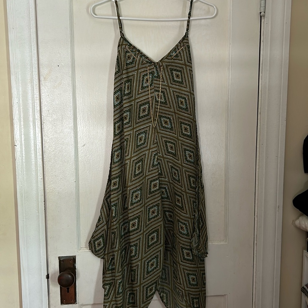 Multi colored tank dress
